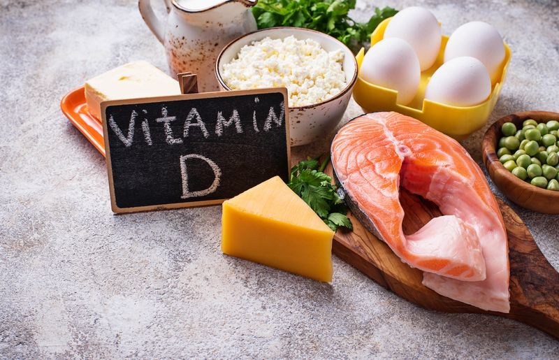 Alimentos con vitamina D.